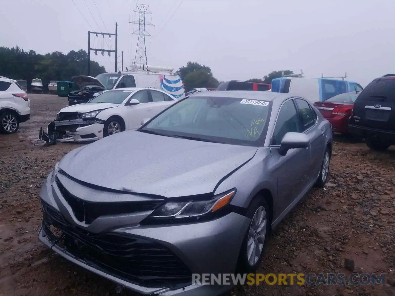 2 Photograph of a damaged car 4T1C11AK3LU906927 TOYOTA CAMRY 2020