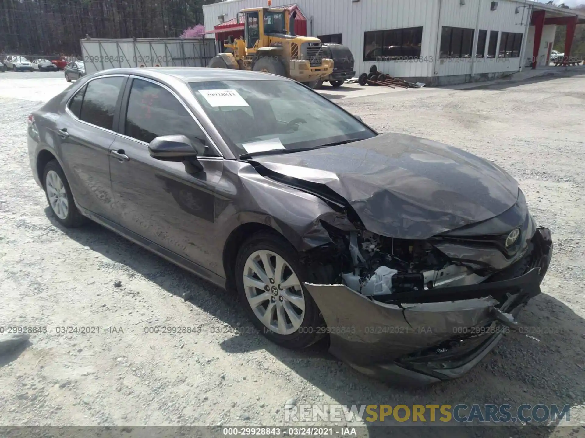 1 Photograph of a damaged car 4T1C11AK3LU907463 TOYOTA CAMRY 2020