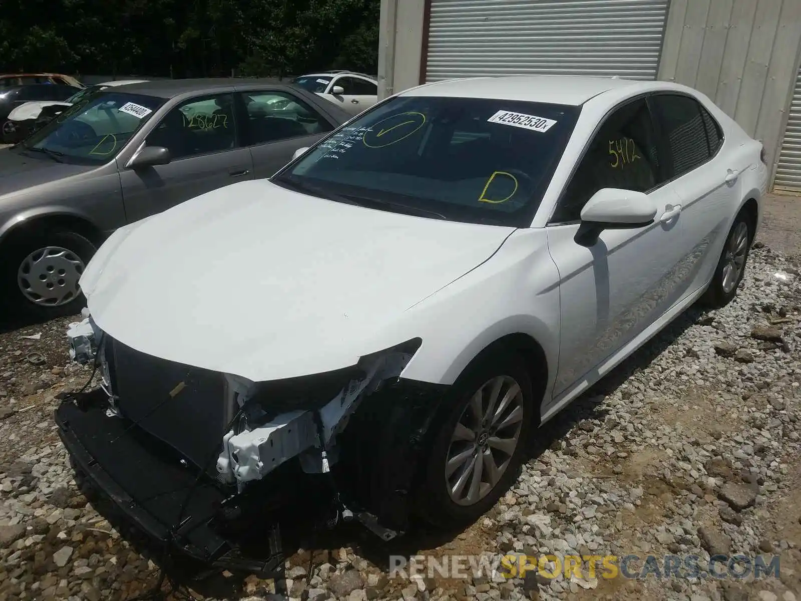 2 Photograph of a damaged car 4T1C11AK3LU908418 TOYOTA CAMRY 2020