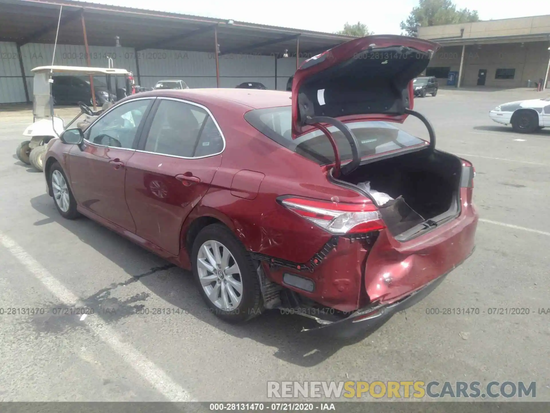 3 Photograph of a damaged car 4T1C11AK3LU917202 TOYOTA CAMRY 2020