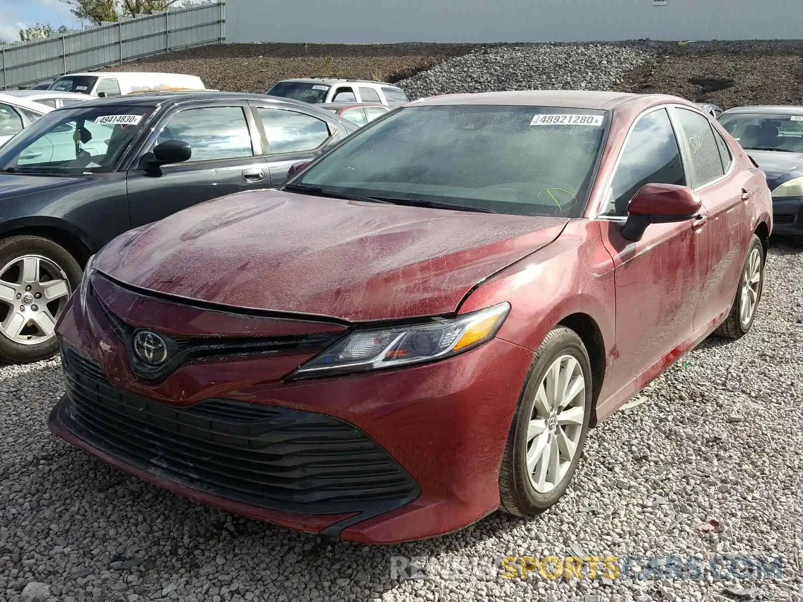 2 Photograph of a damaged car 4T1C11AK3LU921184 TOYOTA CAMRY 2020