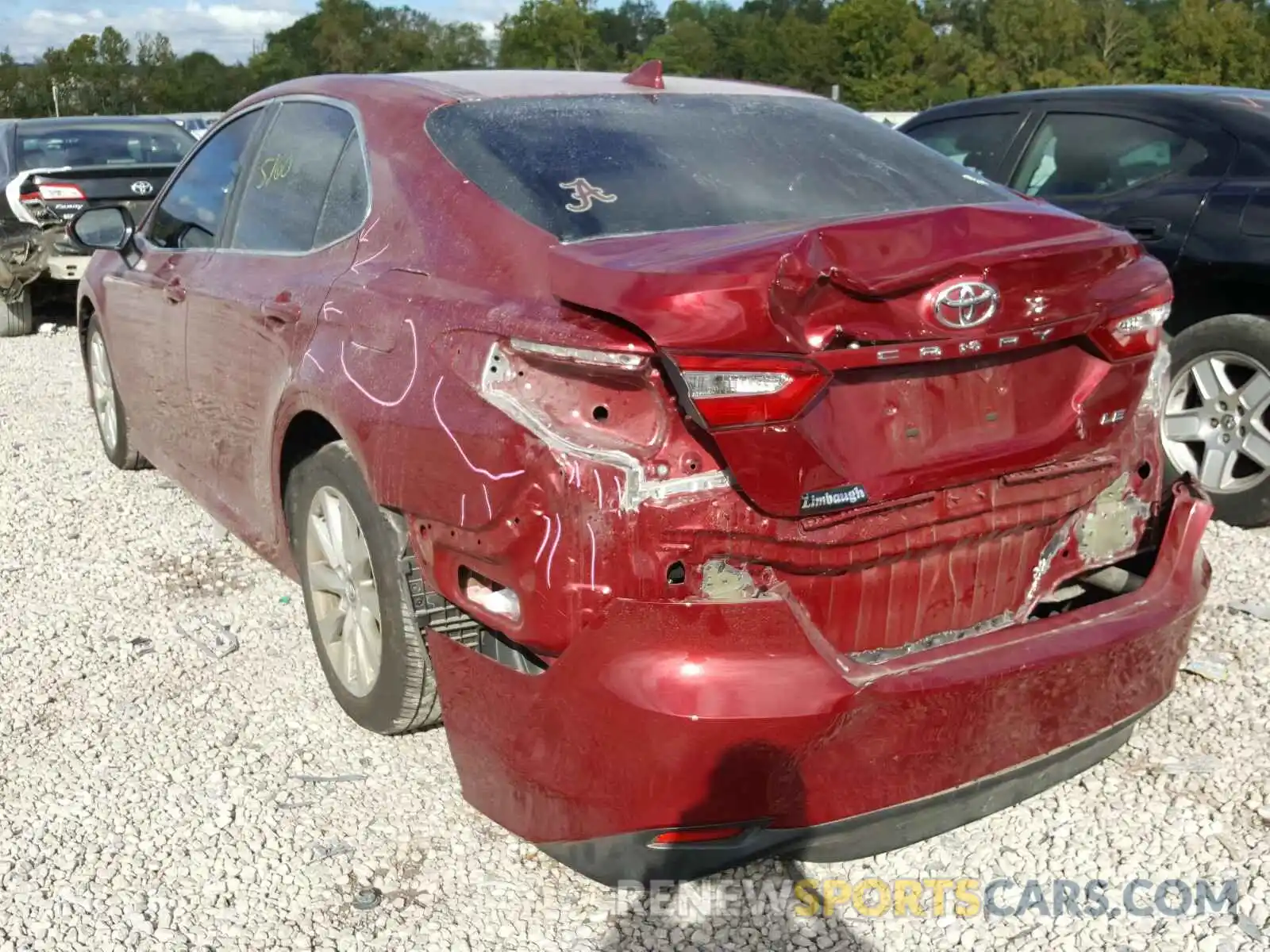 3 Photograph of a damaged car 4T1C11AK3LU921184 TOYOTA CAMRY 2020