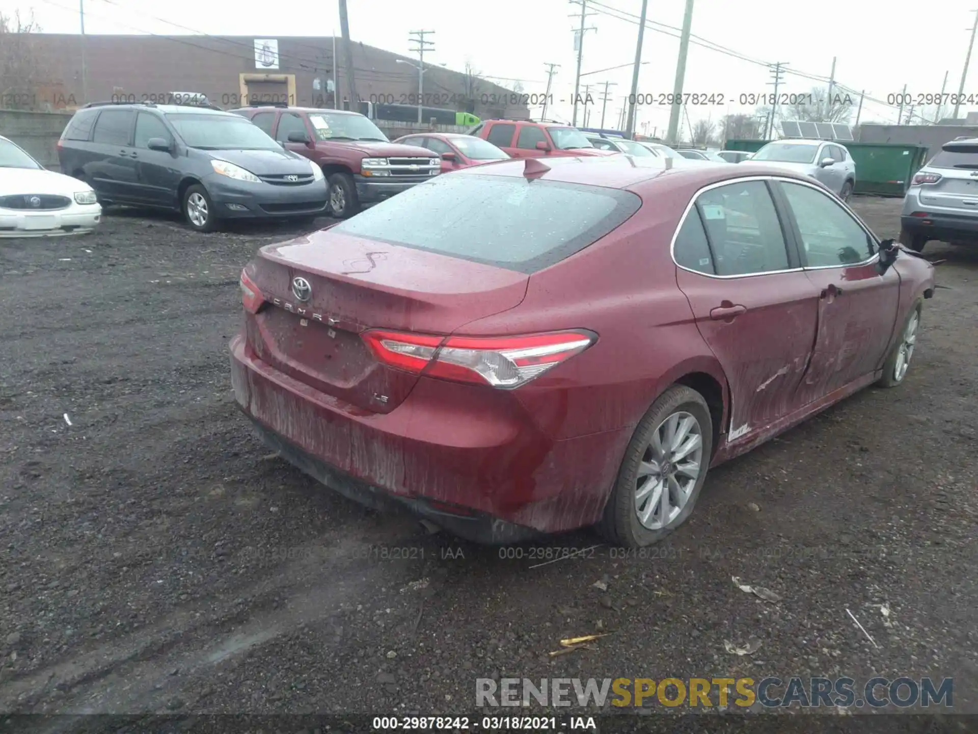 4 Photograph of a damaged car 4T1C11AK3LU929737 TOYOTA CAMRY 2020