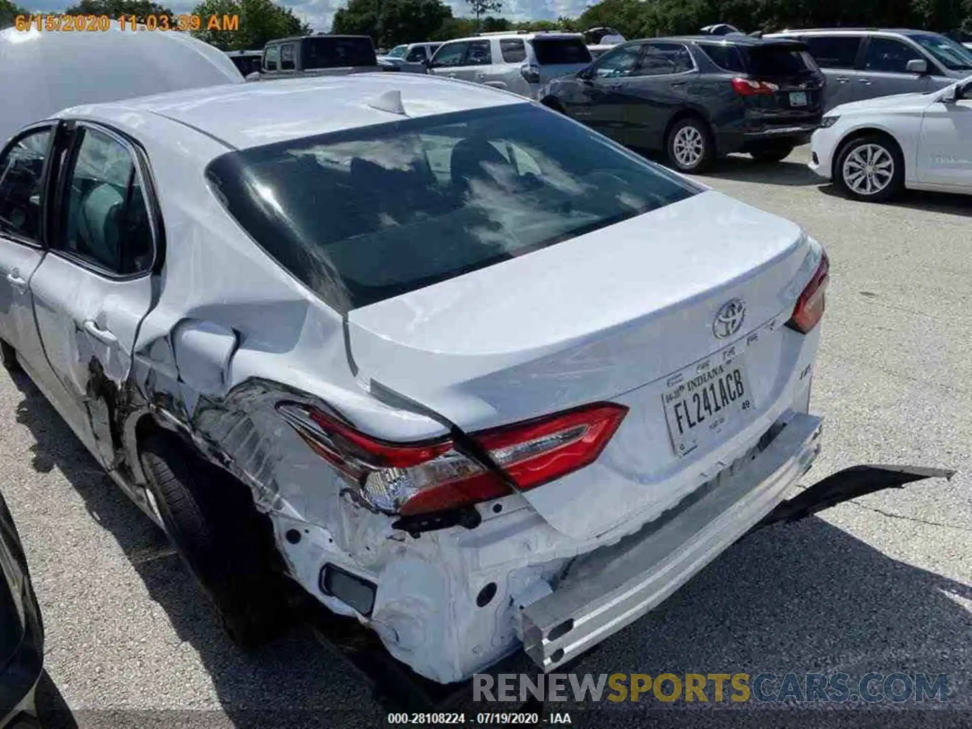 3 Photograph of a damaged car 4T1C11AK3LU931309 TOYOTA CAMRY 2020