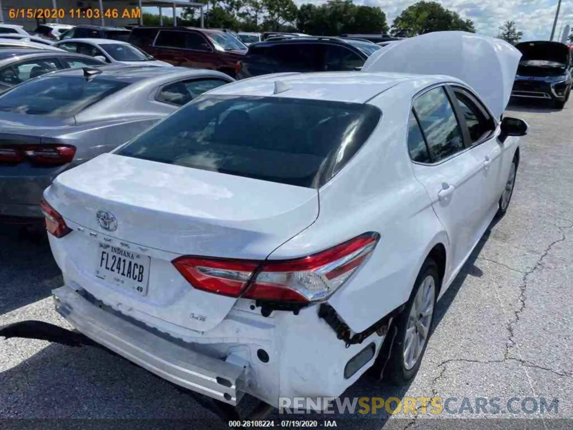 6 Photograph of a damaged car 4T1C11AK3LU931309 TOYOTA CAMRY 2020