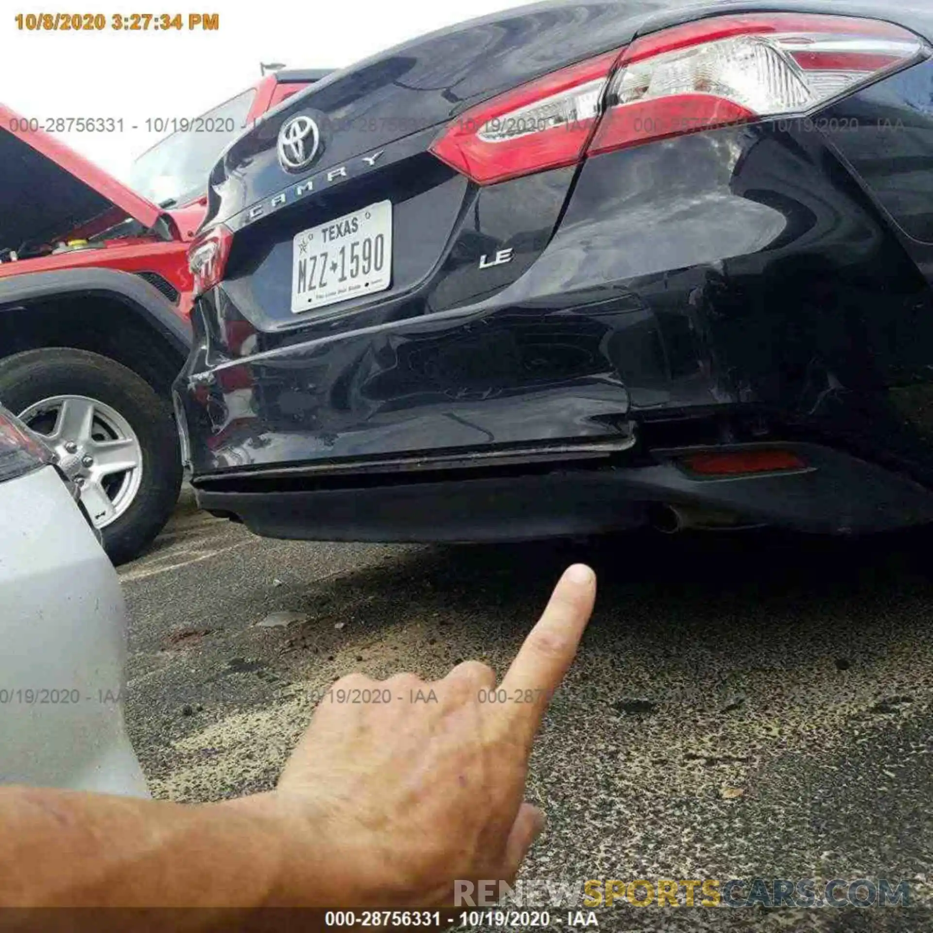 7 Photograph of a damaged car 4T1C11AK3LU931407 TOYOTA CAMRY 2020