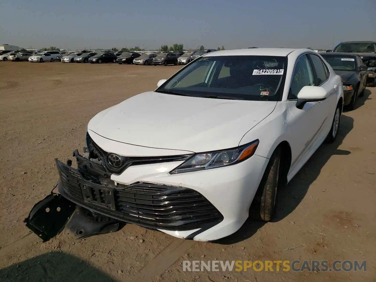 2 Photograph of a damaged car 4T1C11AK3LU932329 TOYOTA CAMRY 2020