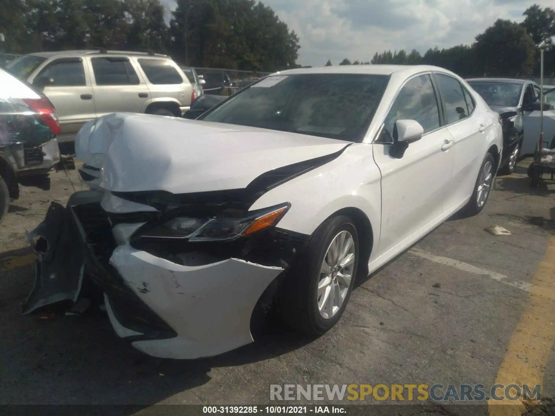 2 Photograph of a damaged car 4T1C11AK3LU932637 TOYOTA CAMRY 2020