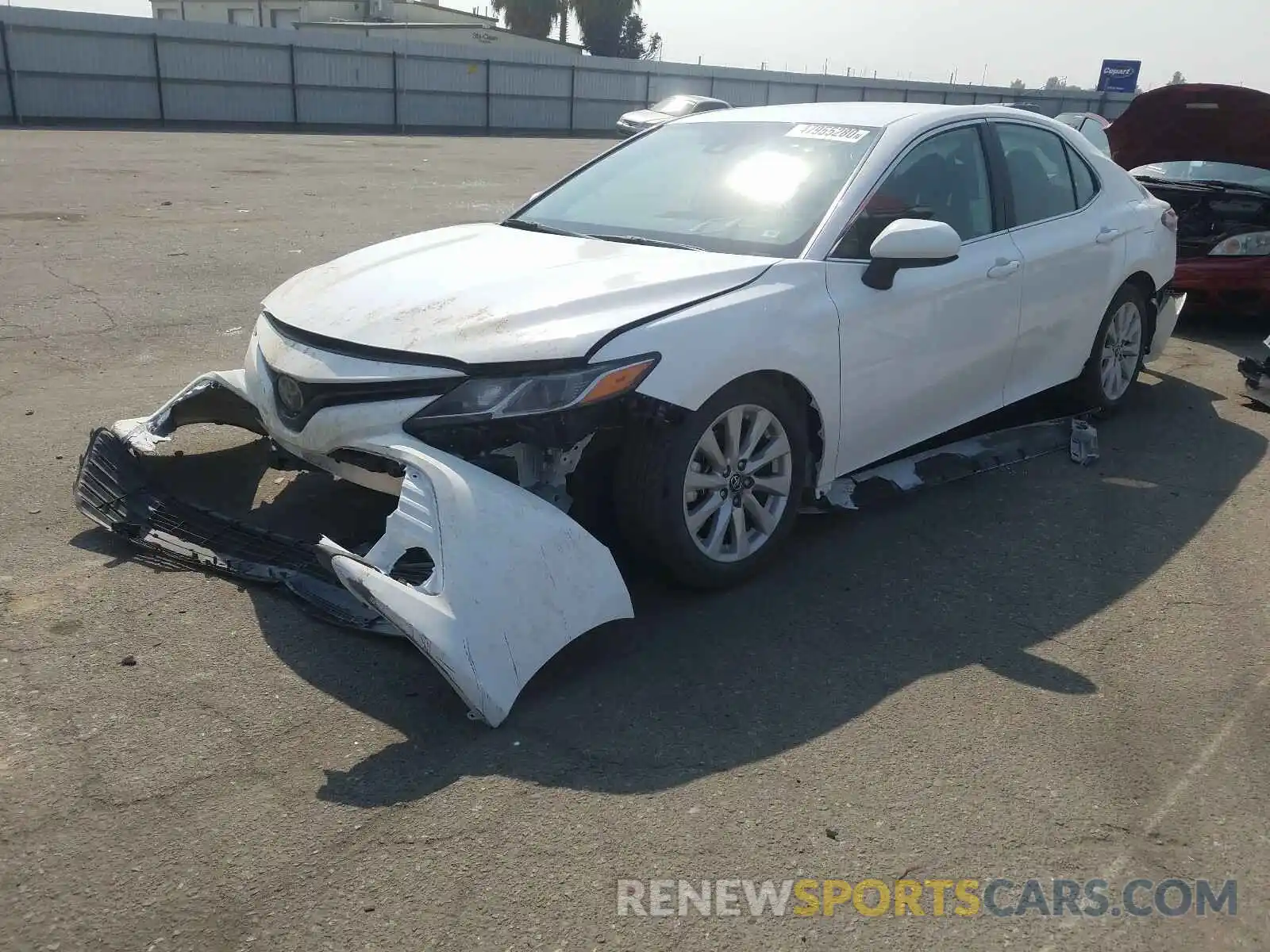 2 Photograph of a damaged car 4T1C11AK3LU934713 TOYOTA CAMRY 2020