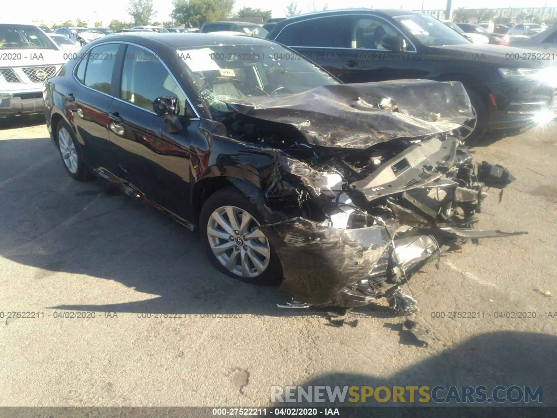 1 Photograph of a damaged car 4T1C11AK3LU937546 TOYOTA CAMRY 2020