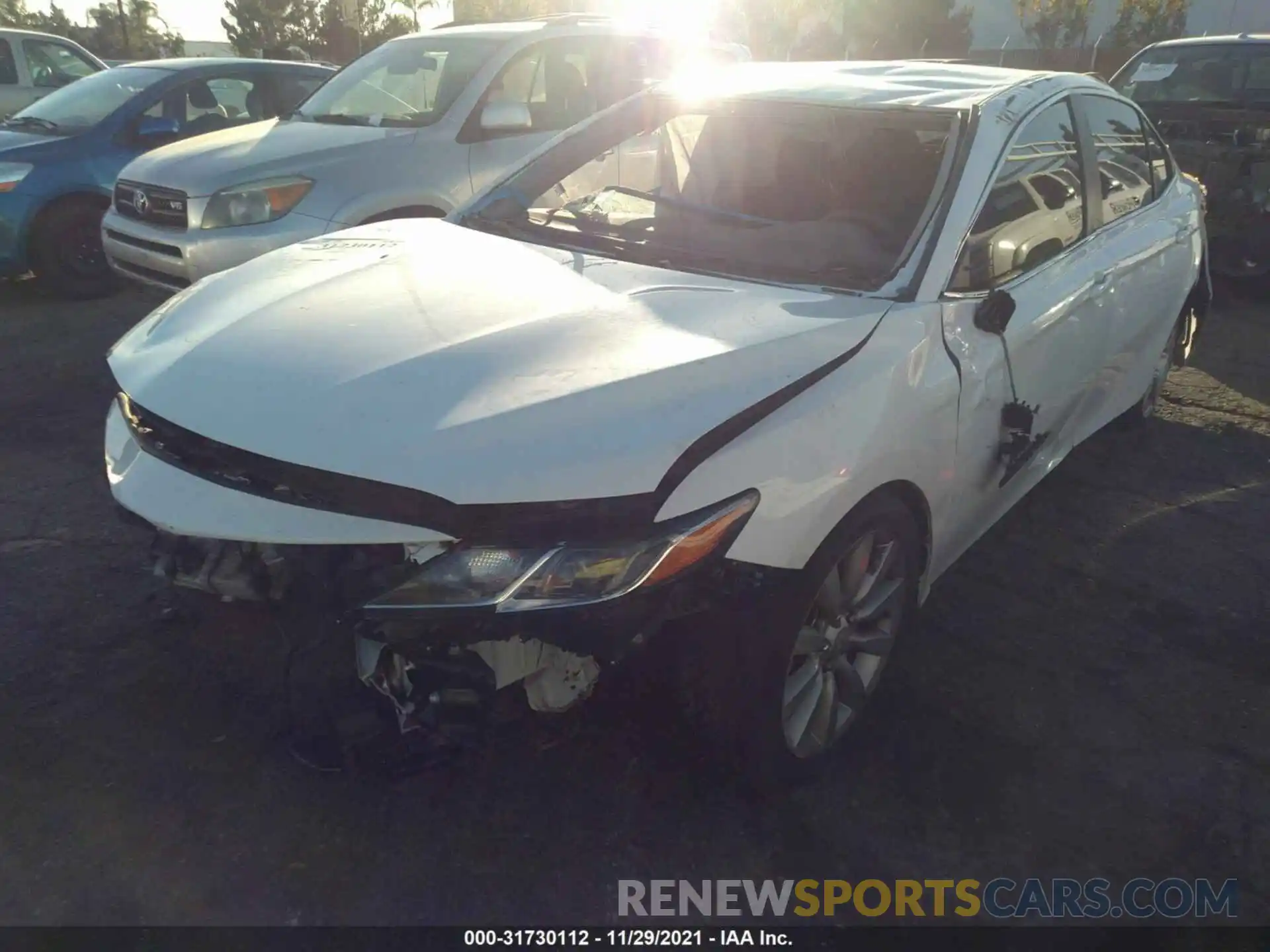 2 Photograph of a damaged car 4T1C11AK3LU945405 TOYOTA CAMRY 2020