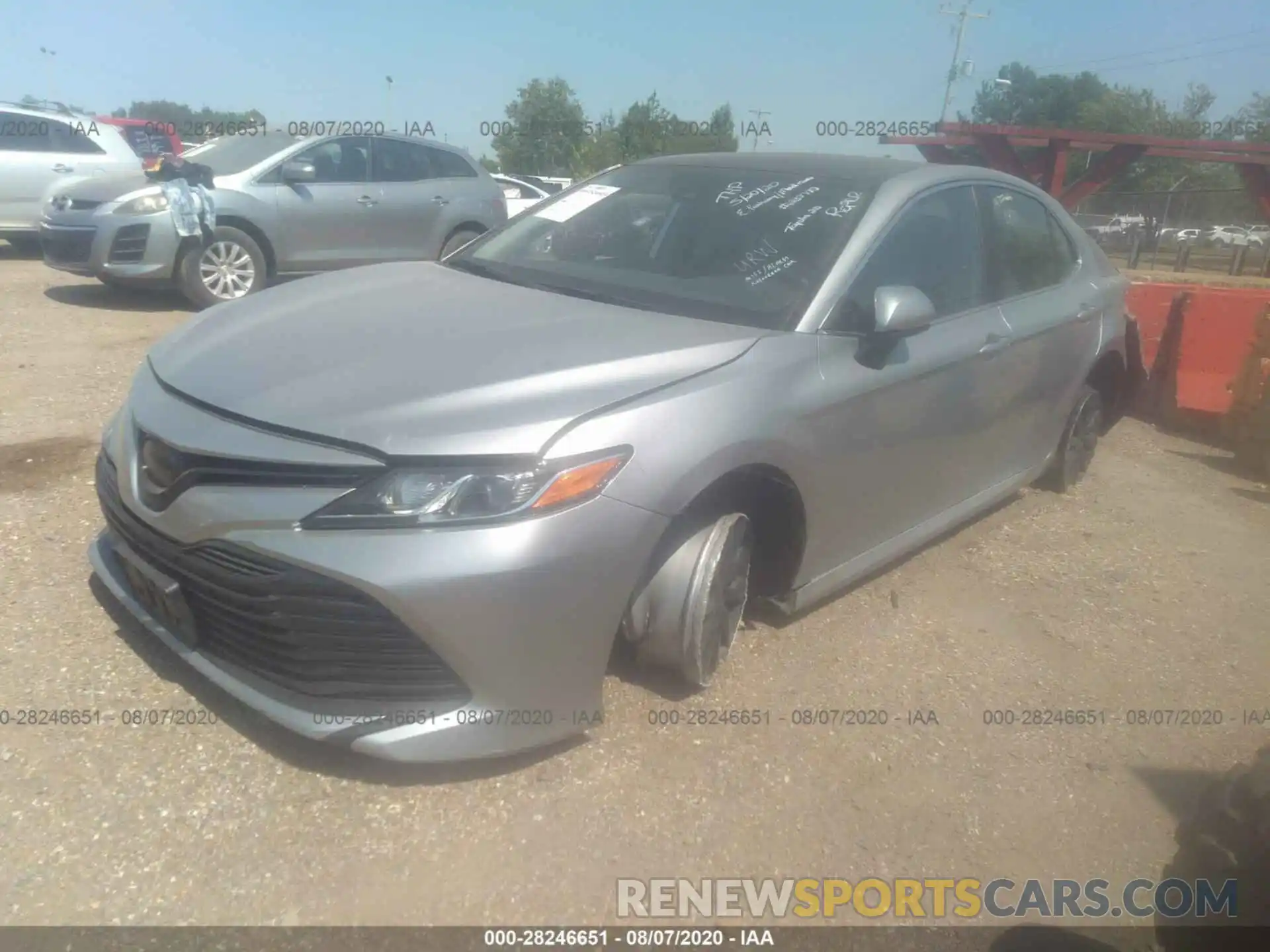 2 Photograph of a damaged car 4T1C11AK3LU945565 TOYOTA CAMRY 2020