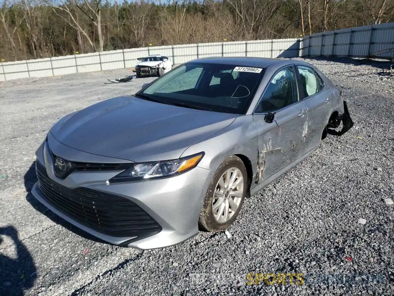 2 Photograph of a damaged car 4T1C11AK3LU947283 TOYOTA CAMRY 2020