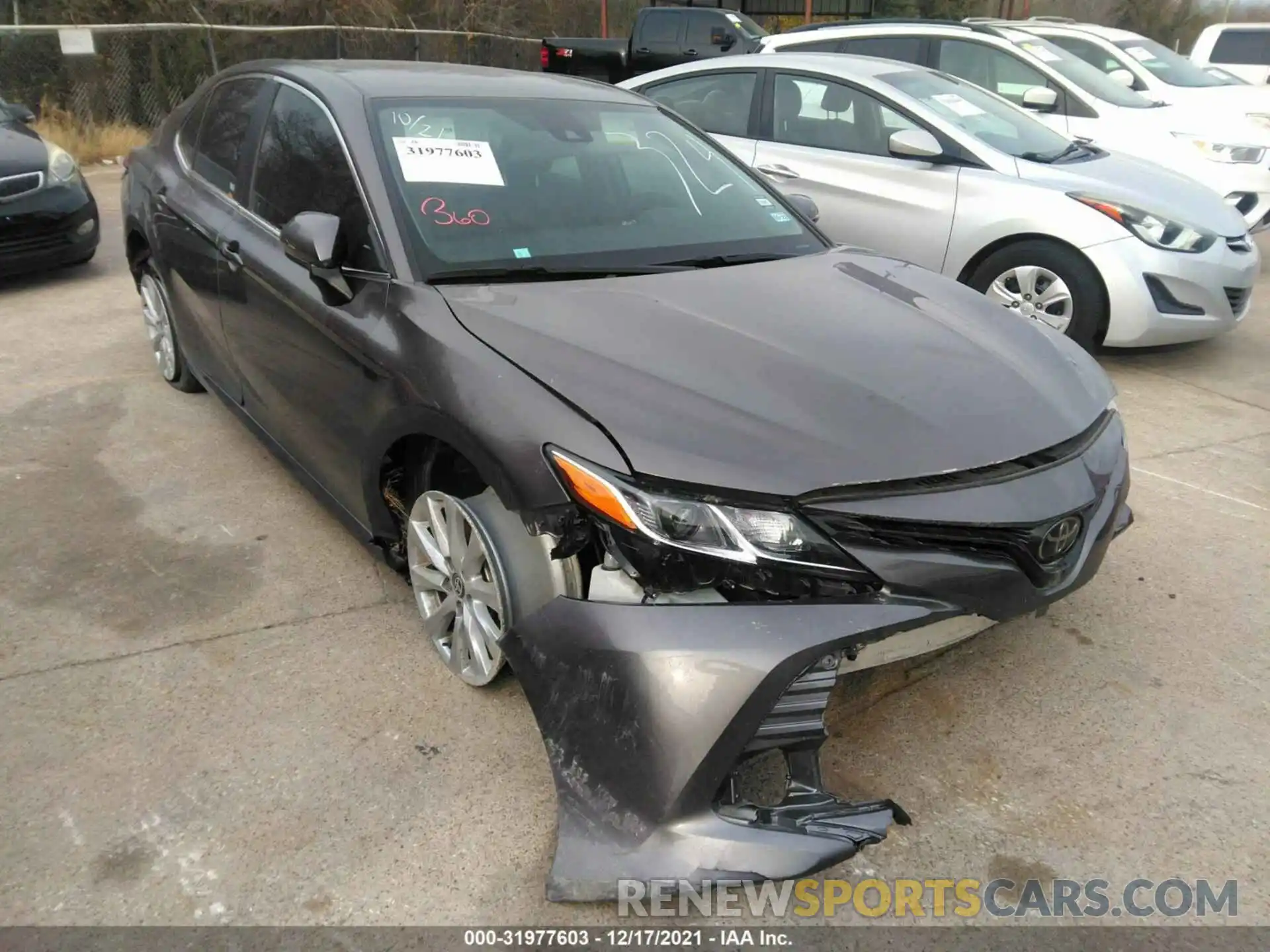 1 Photograph of a damaged car 4T1C11AK3LU958784 TOYOTA CAMRY 2020