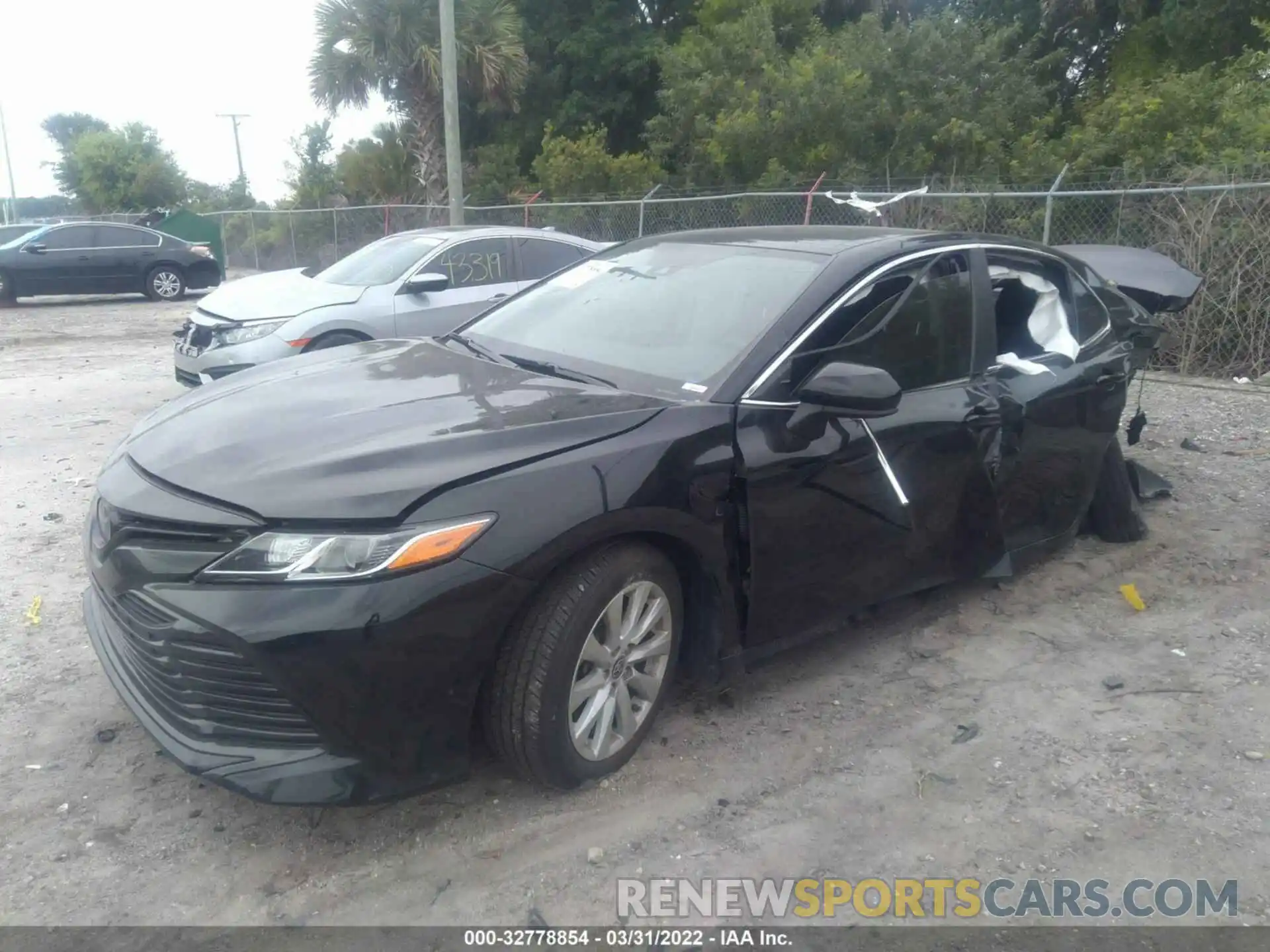 2 Photograph of a damaged car 4T1C11AK3LU974211 TOYOTA CAMRY 2020