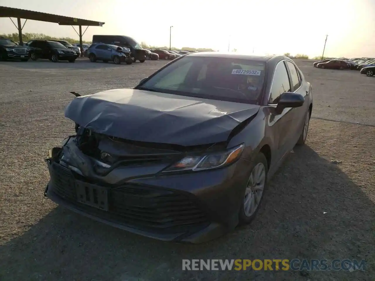 2 Photograph of a damaged car 4T1C11AK3LU977657 TOYOTA CAMRY 2020