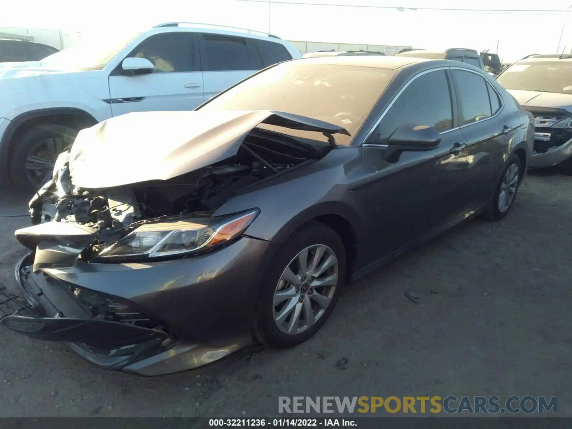 2 Photograph of a damaged car 4T1C11AK3LU980753 TOYOTA CAMRY 2020