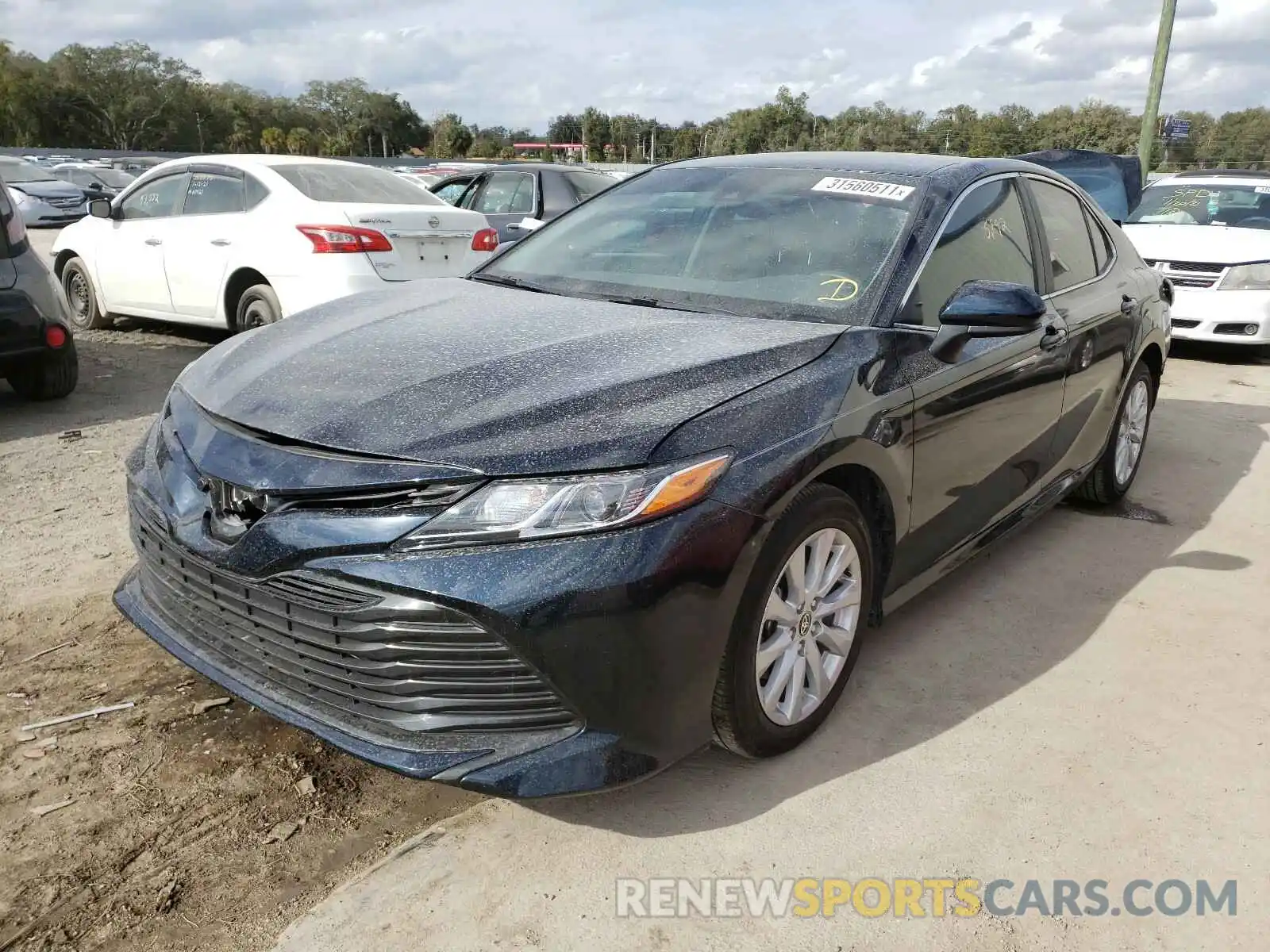 2 Photograph of a damaged car 4T1C11AK3LU981059 TOYOTA CAMRY 2020