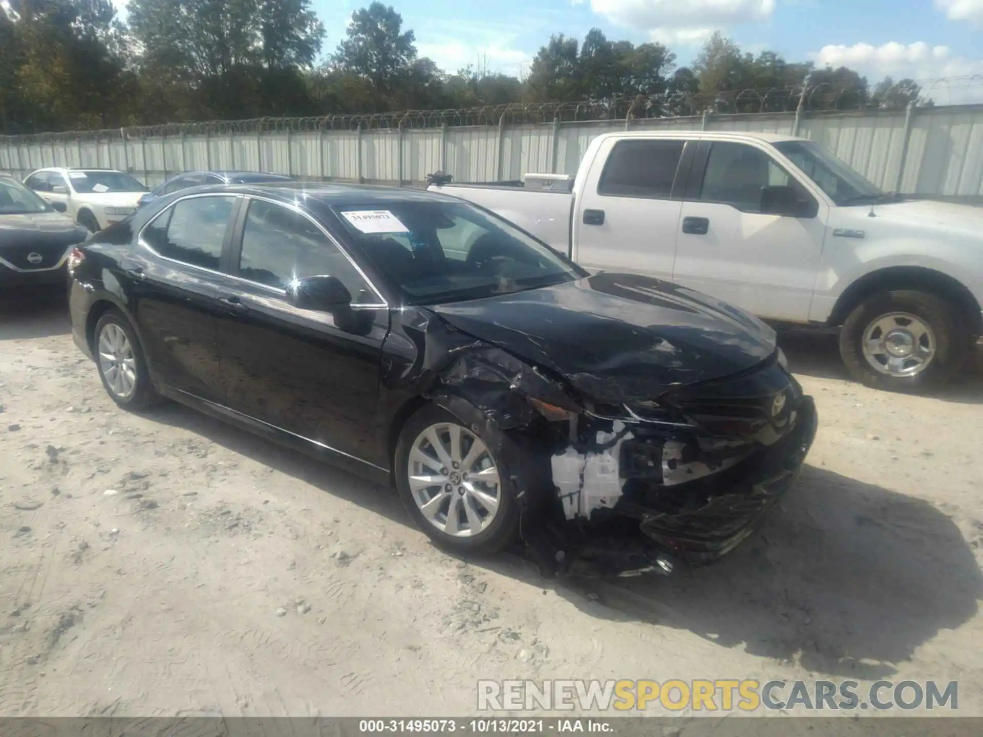 1 Photograph of a damaged car 4T1C11AK3LU989291 TOYOTA CAMRY 2020