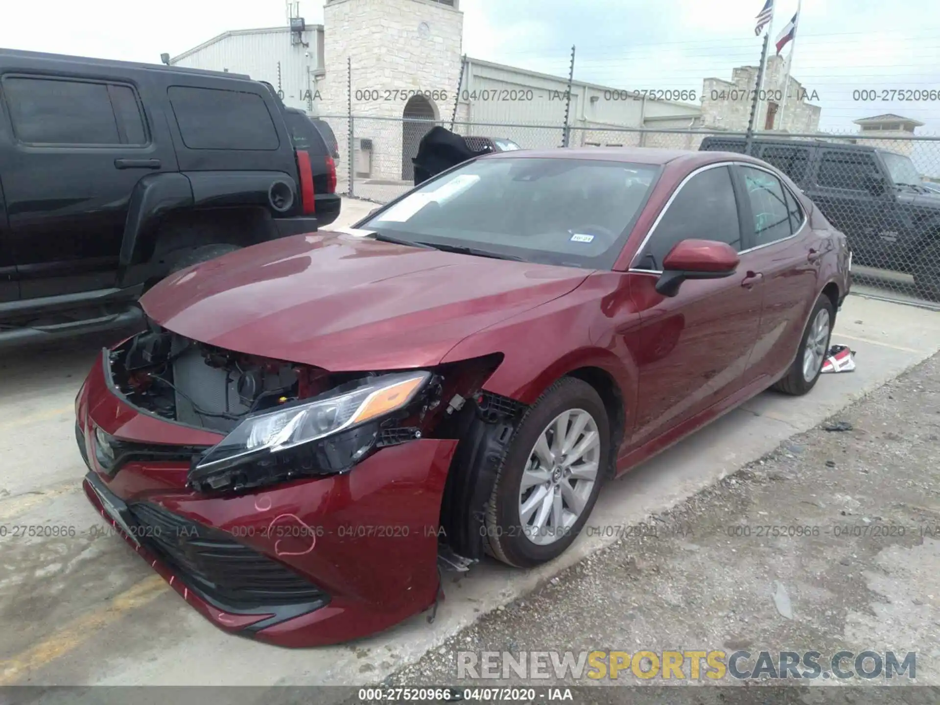 2 Photograph of a damaged car 4T1C11AK4LU302559 TOYOTA CAMRY 2020