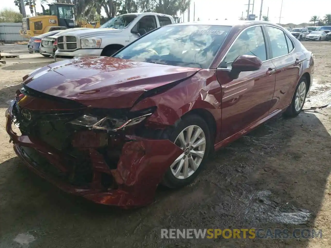 2 Photograph of a damaged car 4T1C11AK4LU308491 TOYOTA CAMRY 2020