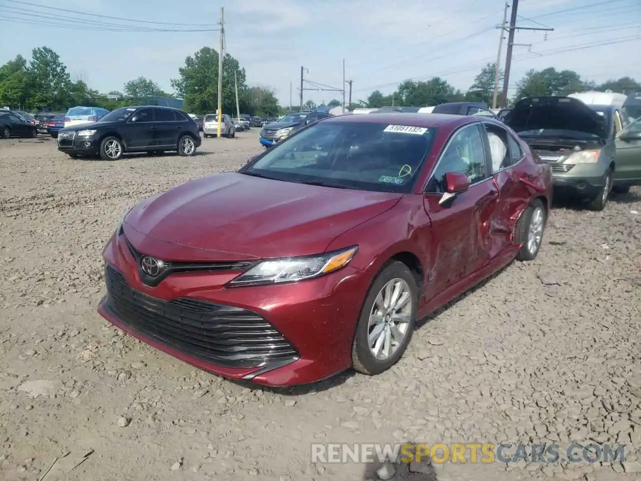 2 Photograph of a damaged car 4T1C11AK4LU320978 TOYOTA CAMRY 2020