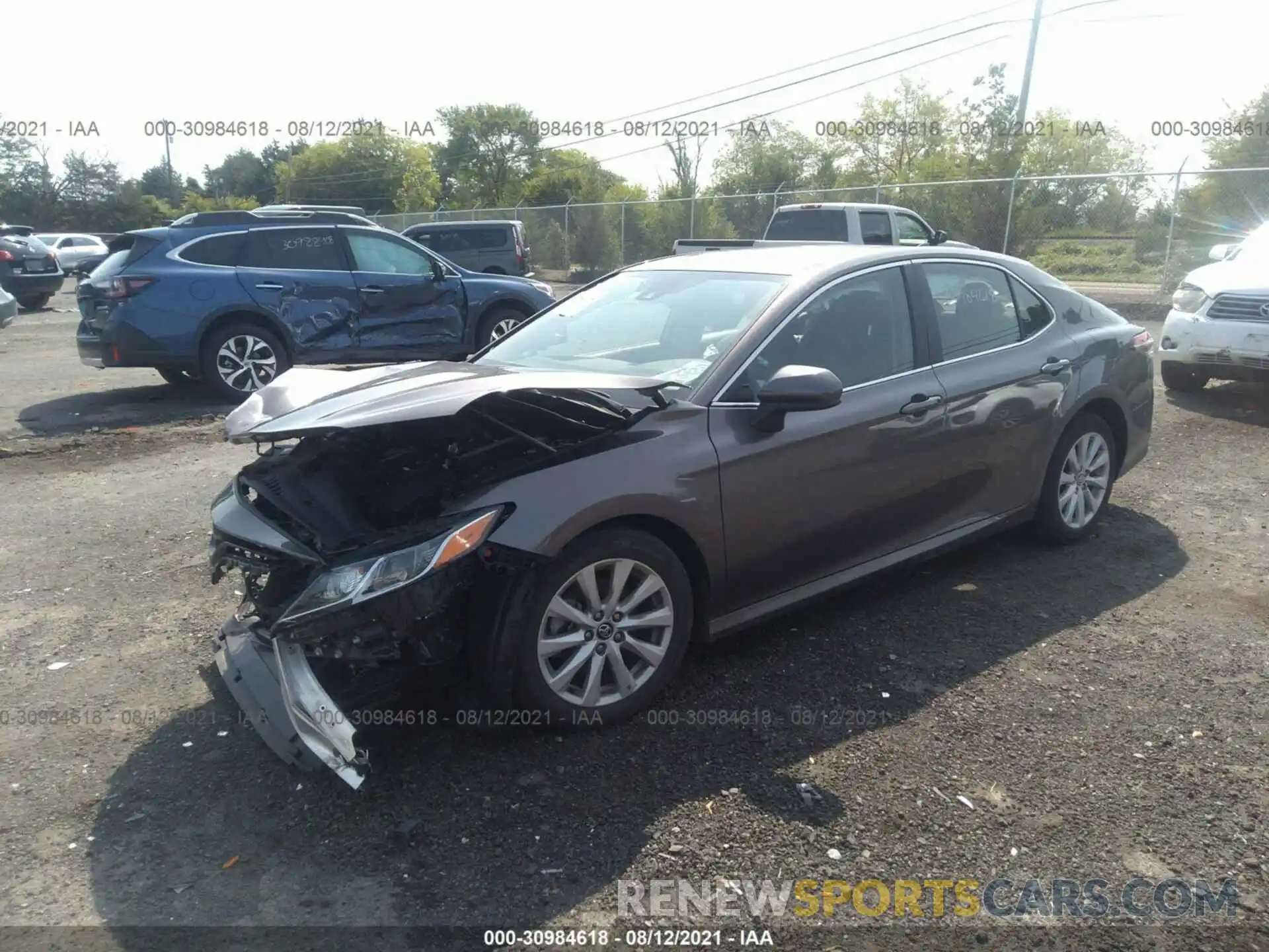 2 Photograph of a damaged car 4T1C11AK4LU329714 TOYOTA CAMRY 2020