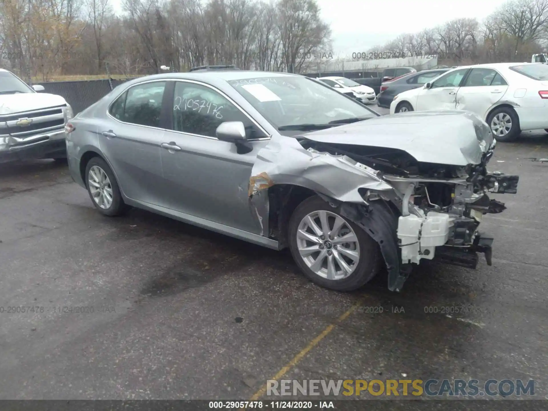 1 Photograph of a damaged car 4T1C11AK4LU331348 TOYOTA CAMRY 2020