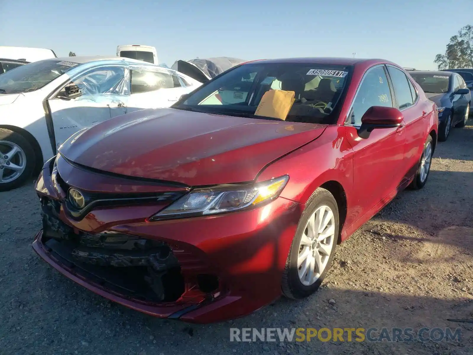 2 Photograph of a damaged car 4T1C11AK4LU332841 TOYOTA CAMRY 2020