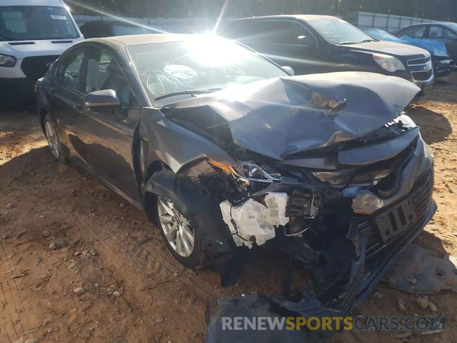 1 Photograph of a damaged car 4T1C11AK4LU343645 TOYOTA CAMRY 2020