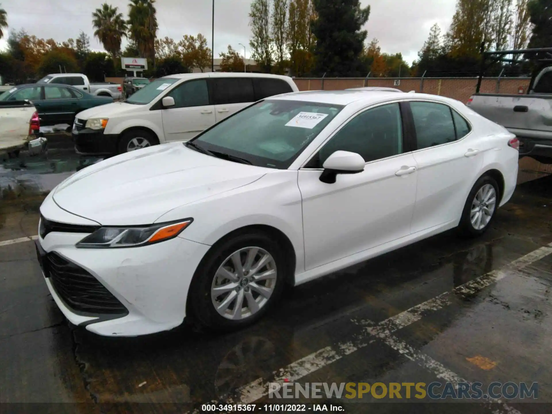 2 Photograph of a damaged car 4T1C11AK4LU347050 TOYOTA CAMRY 2020