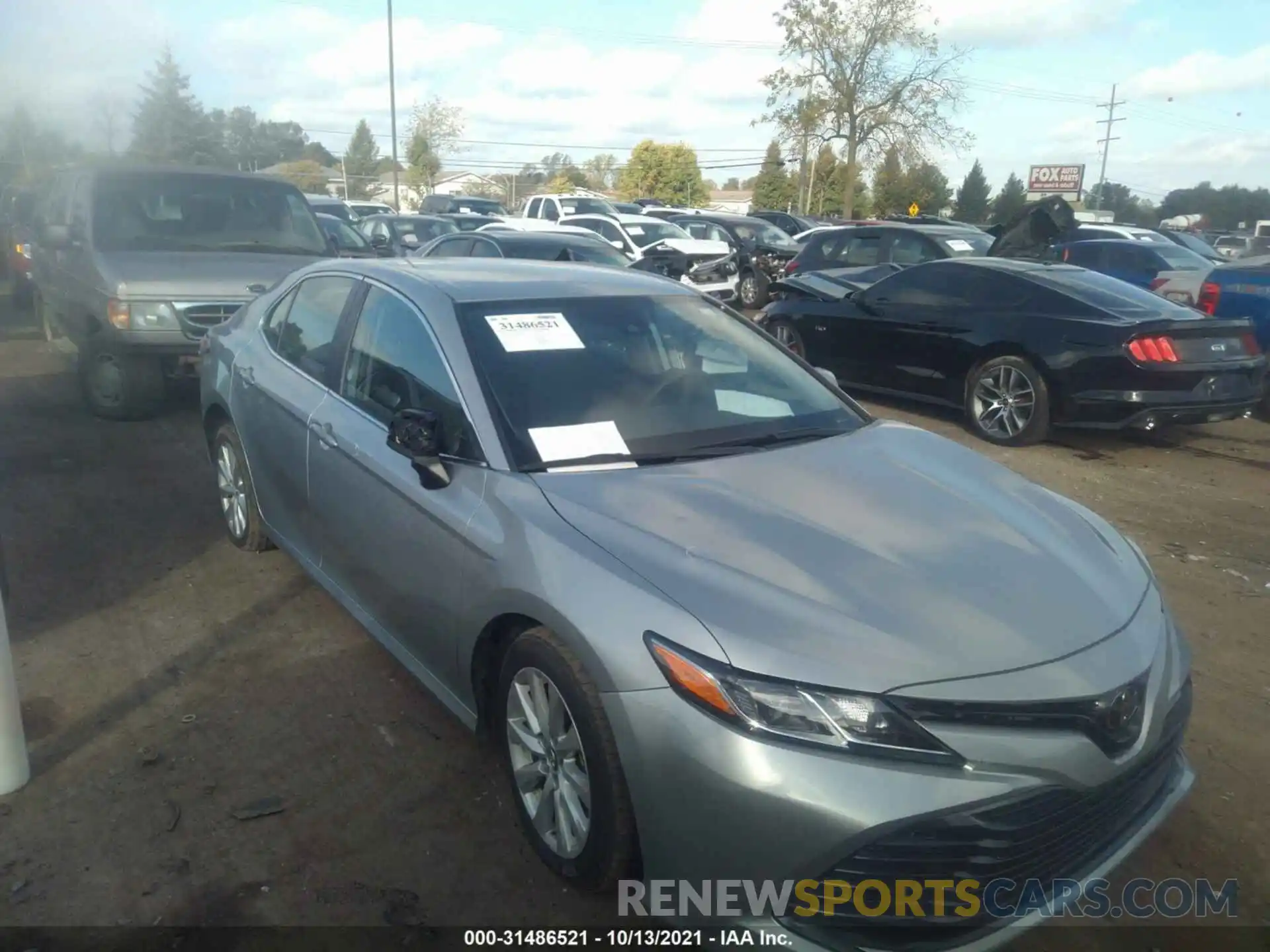 1 Photograph of a damaged car 4T1C11AK4LU347291 TOYOTA CAMRY 2020