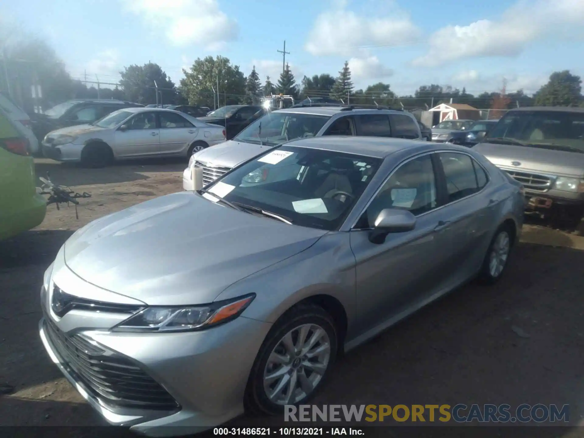 2 Photograph of a damaged car 4T1C11AK4LU347291 TOYOTA CAMRY 2020