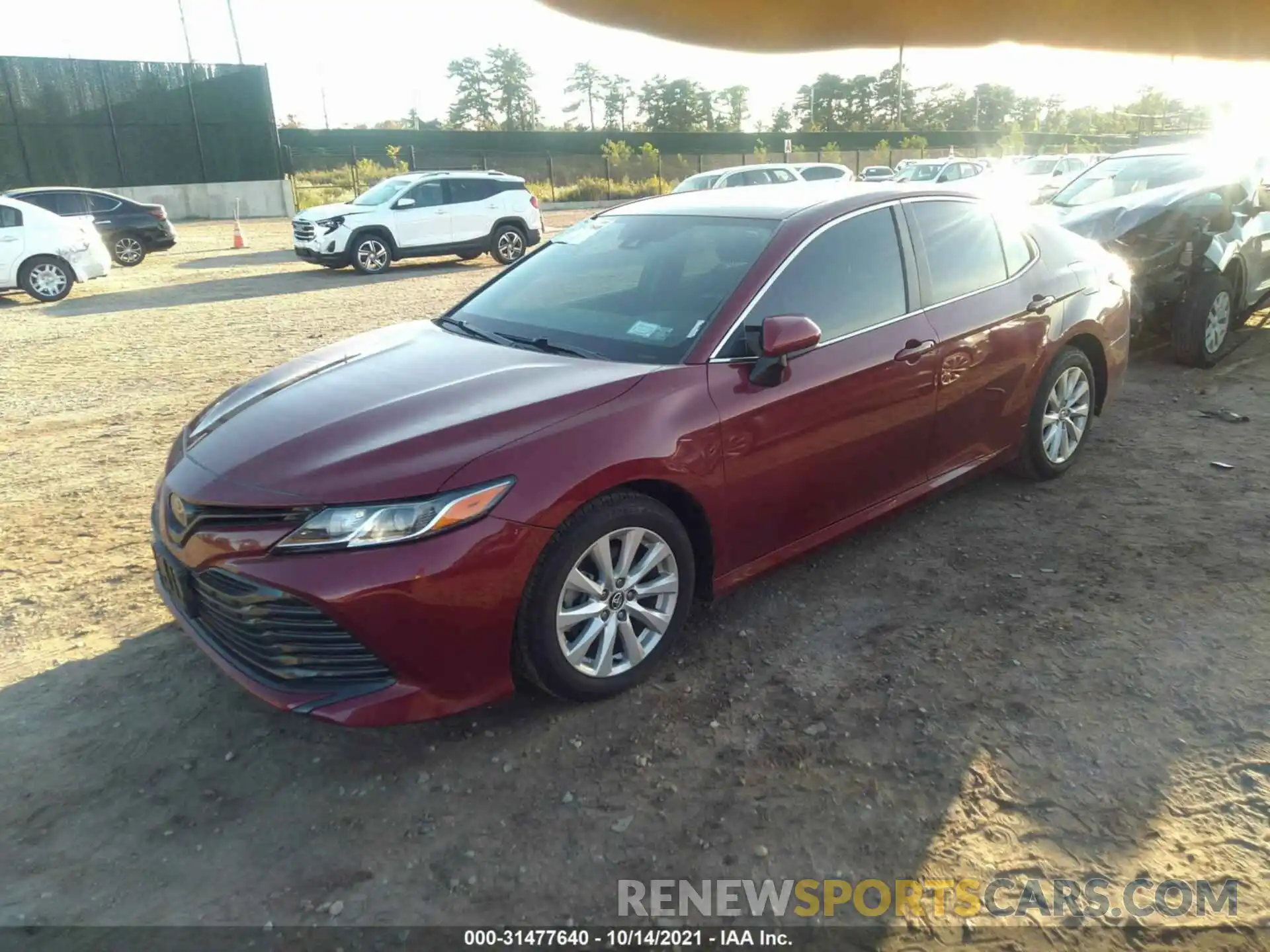 2 Photograph of a damaged car 4T1C11AK4LU347727 TOYOTA CAMRY 2020