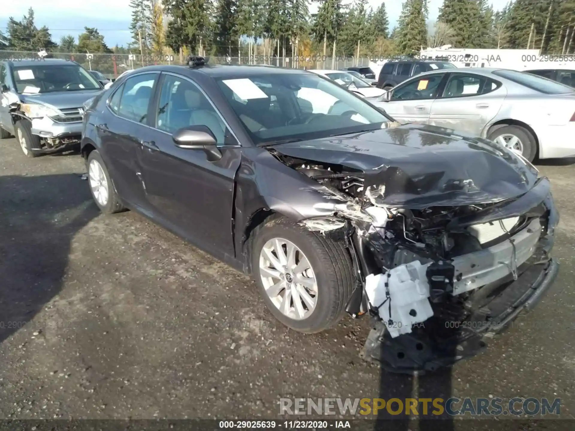 1 Photograph of a damaged car 4T1C11AK4LU357464 TOYOTA CAMRY 2020