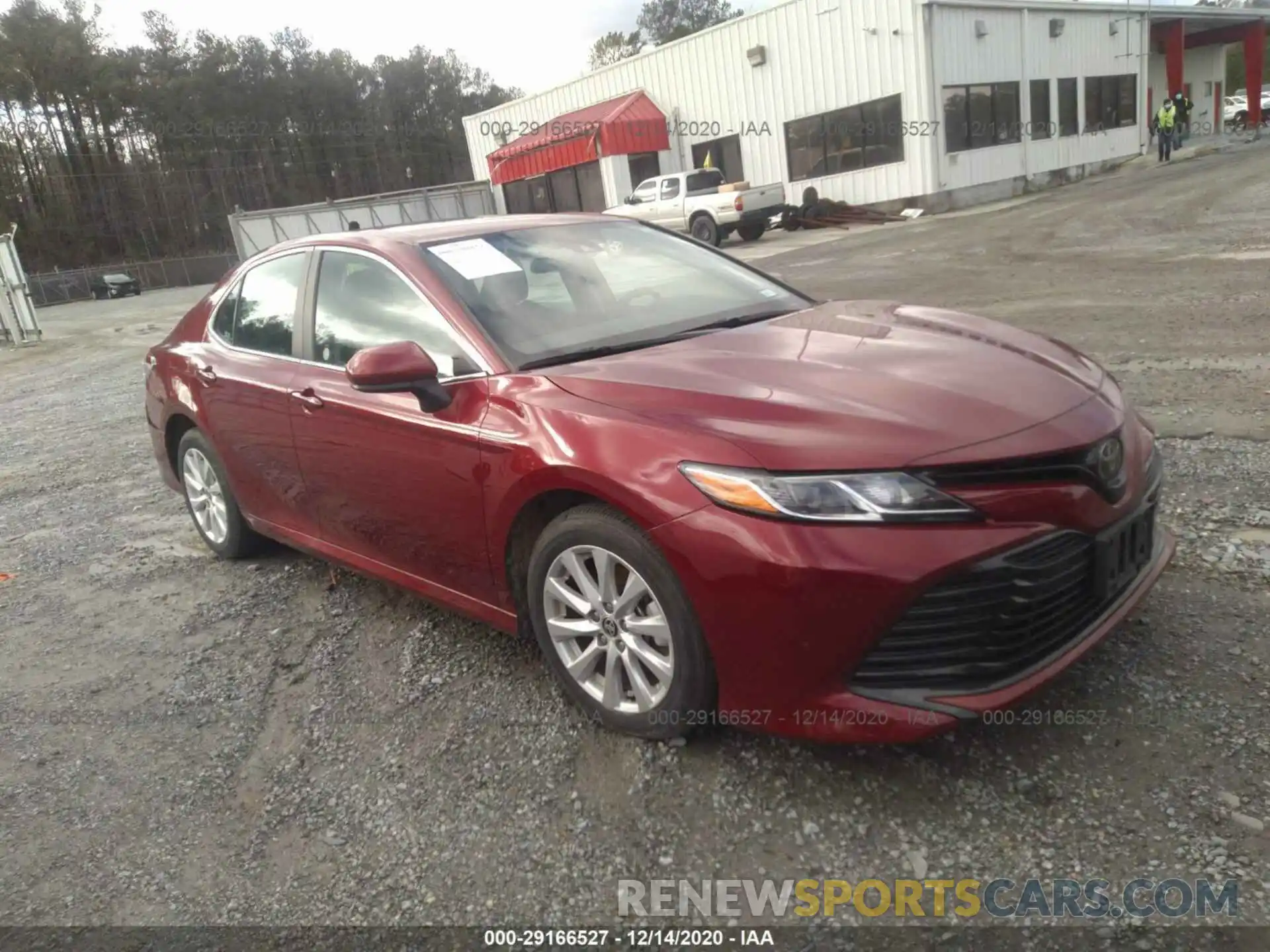 1 Photograph of a damaged car 4T1C11AK4LU358193 TOYOTA CAMRY 2020