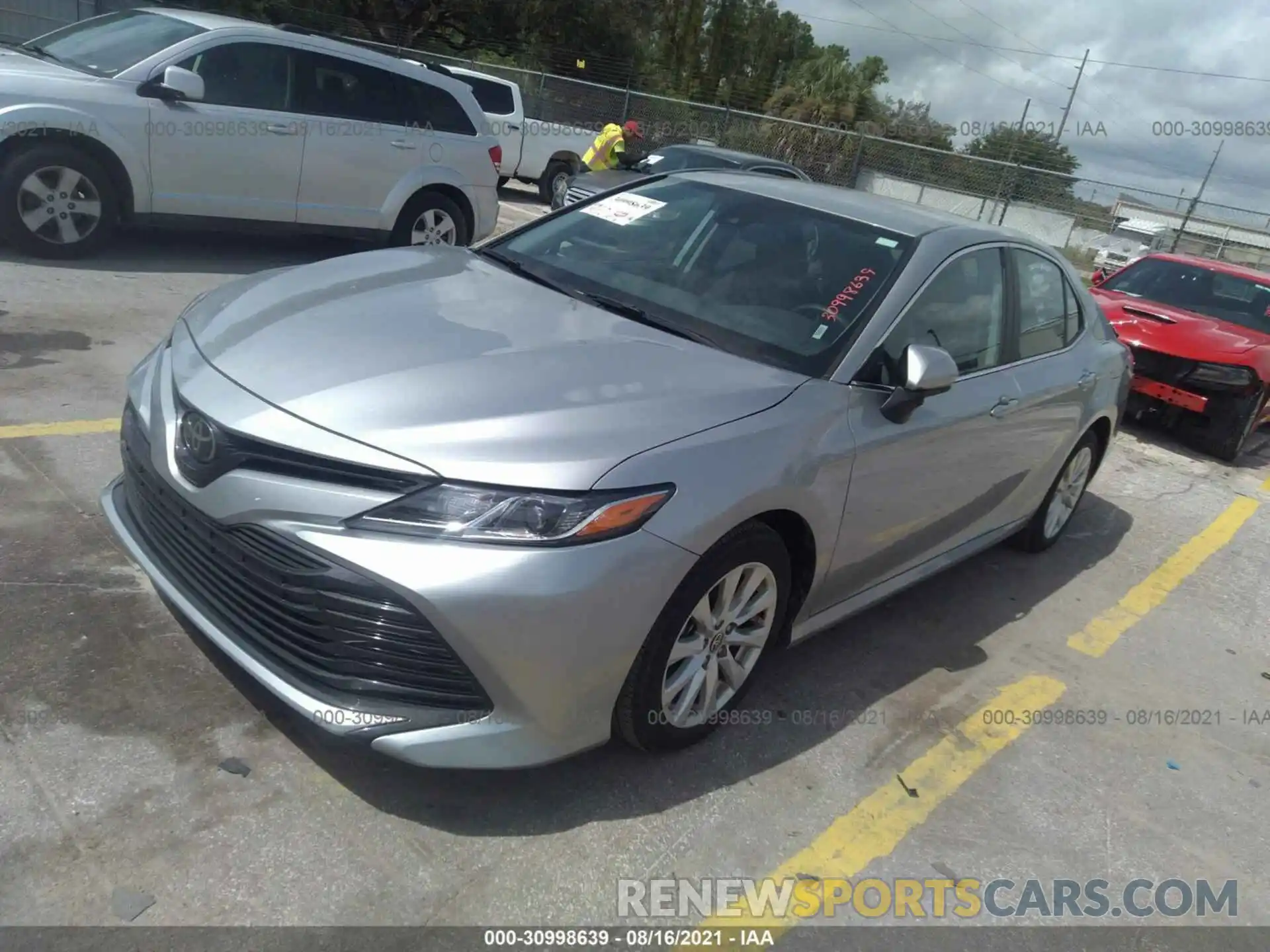 2 Photograph of a damaged car 4T1C11AK4LU358680 TOYOTA CAMRY 2020