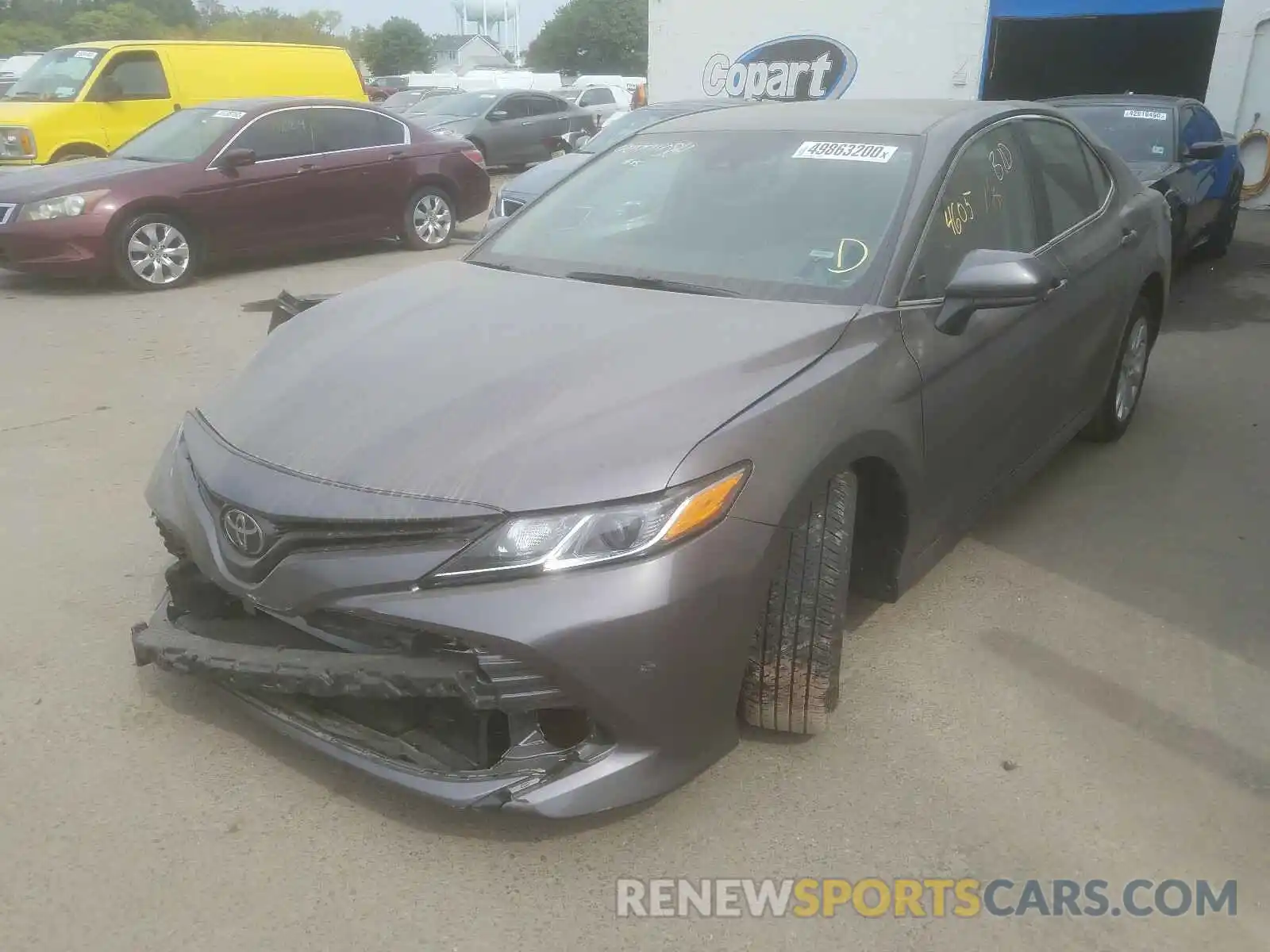 2 Photograph of a damaged car 4T1C11AK4LU360638 TOYOTA CAMRY 2020