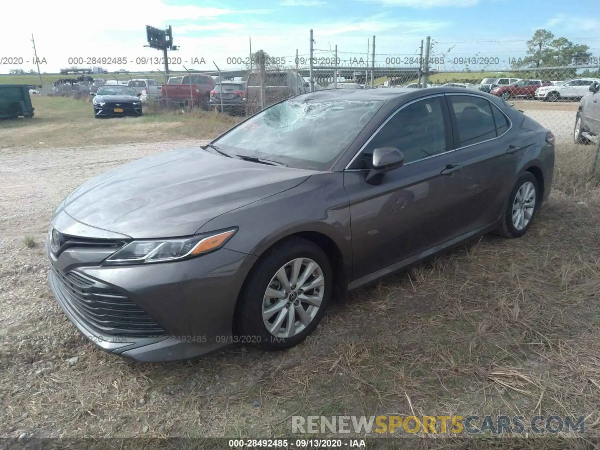 2 Photograph of a damaged car 4T1C11AK4LU364821 TOYOTA CAMRY 2020