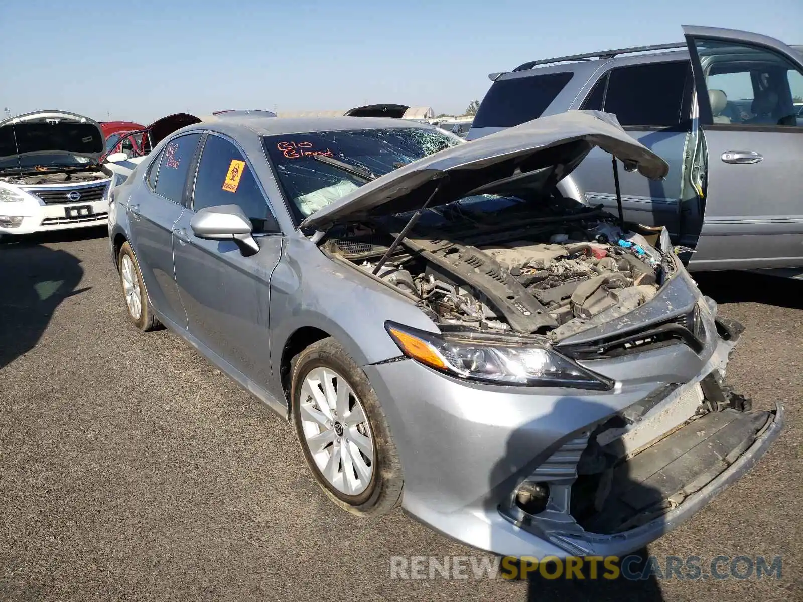 1 Photograph of a damaged car 4T1C11AK4LU366276 TOYOTA CAMRY 2020