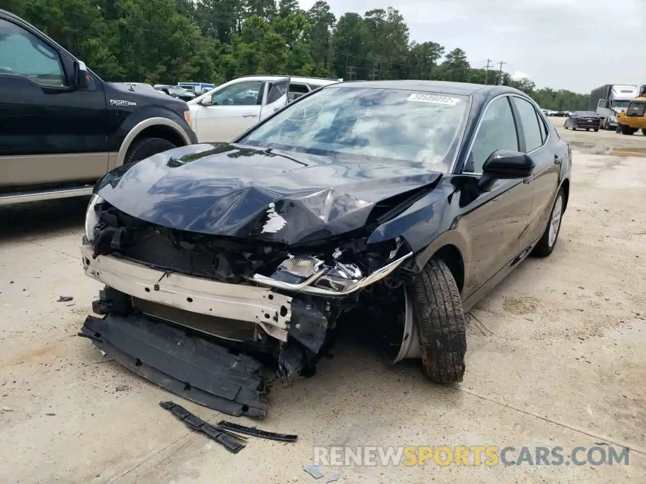 2 Photograph of a damaged car 4T1C11AK4LU388598 TOYOTA CAMRY 2020