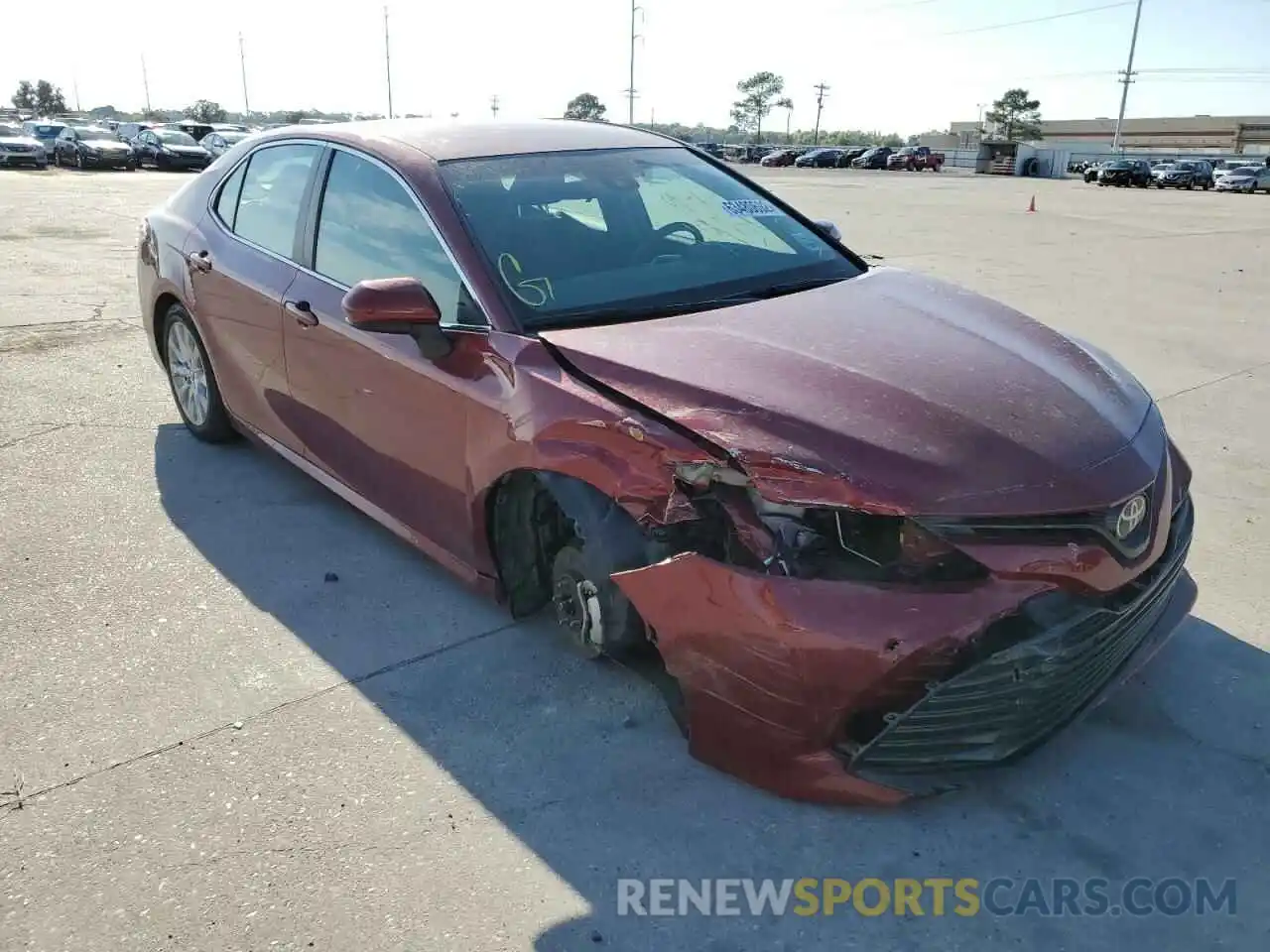 1 Photograph of a damaged car 4T1C11AK4LU399956 TOYOTA CAMRY 2020