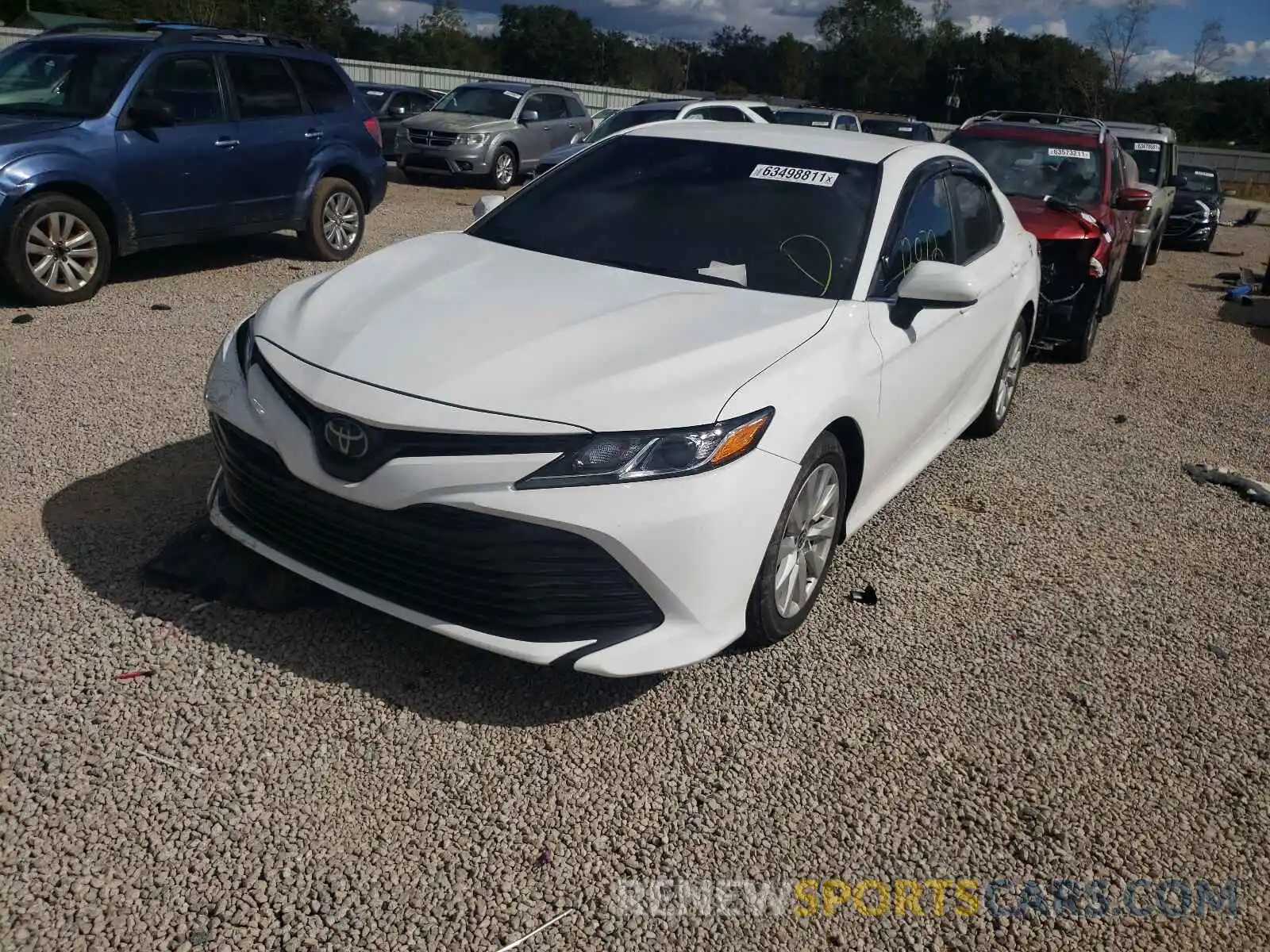 2 Photograph of a damaged car 4T1C11AK4LU400927 TOYOTA CAMRY 2020