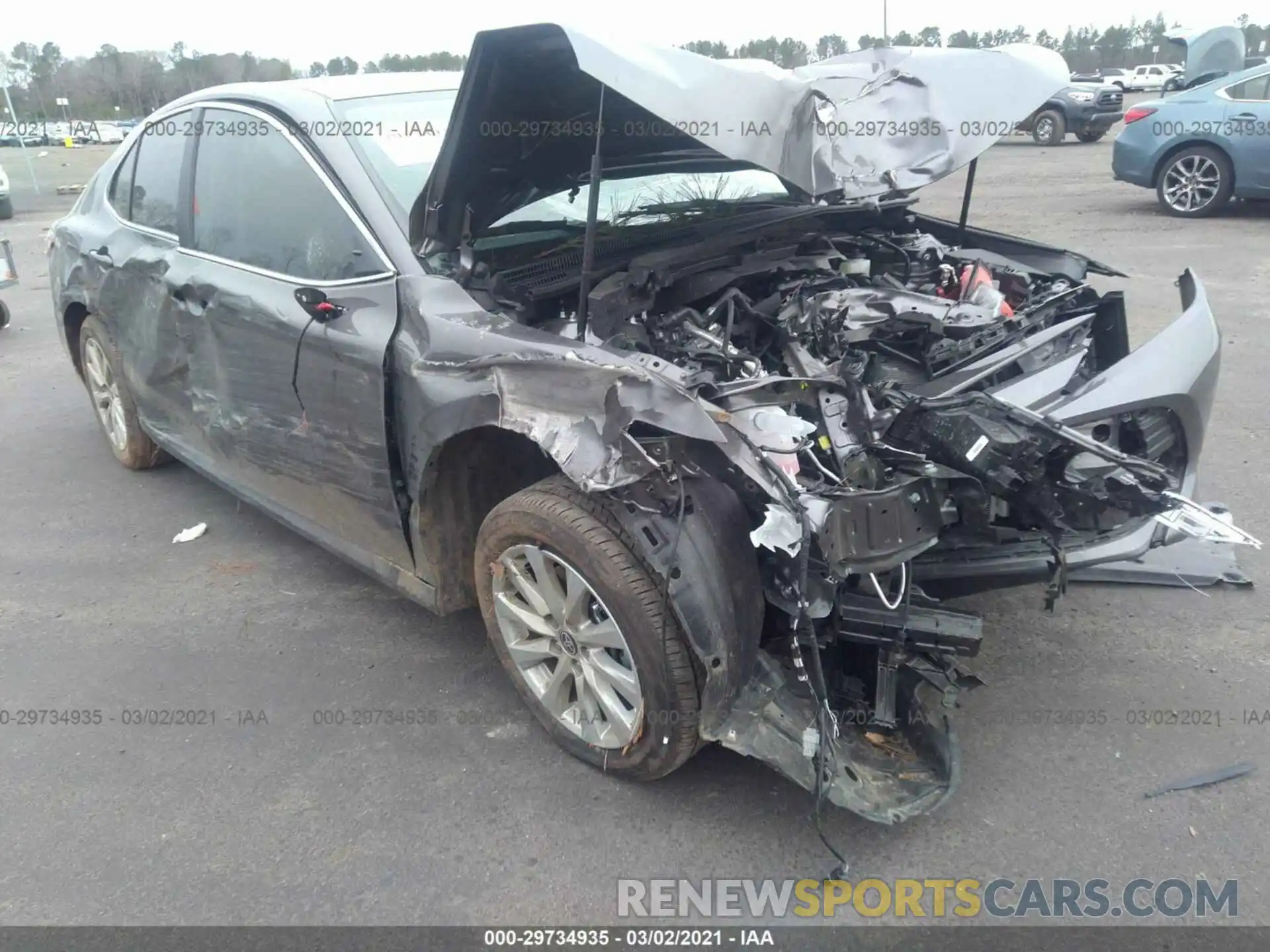 6 Photograph of a damaged car 4T1C11AK4LU504821 TOYOTA CAMRY 2020