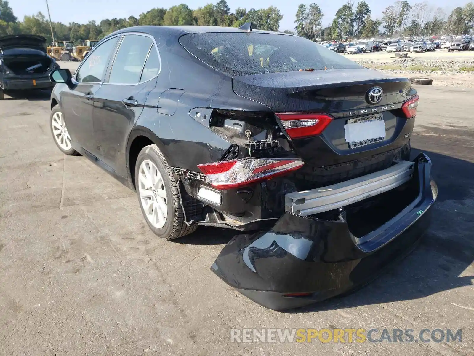 3 Photograph of a damaged car 4T1C11AK4LU857883 TOYOTA CAMRY 2020