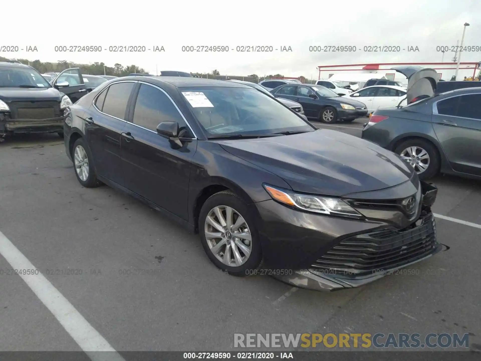 1 Photograph of a damaged car 4T1C11AK4LU865739 TOYOTA CAMRY 2020