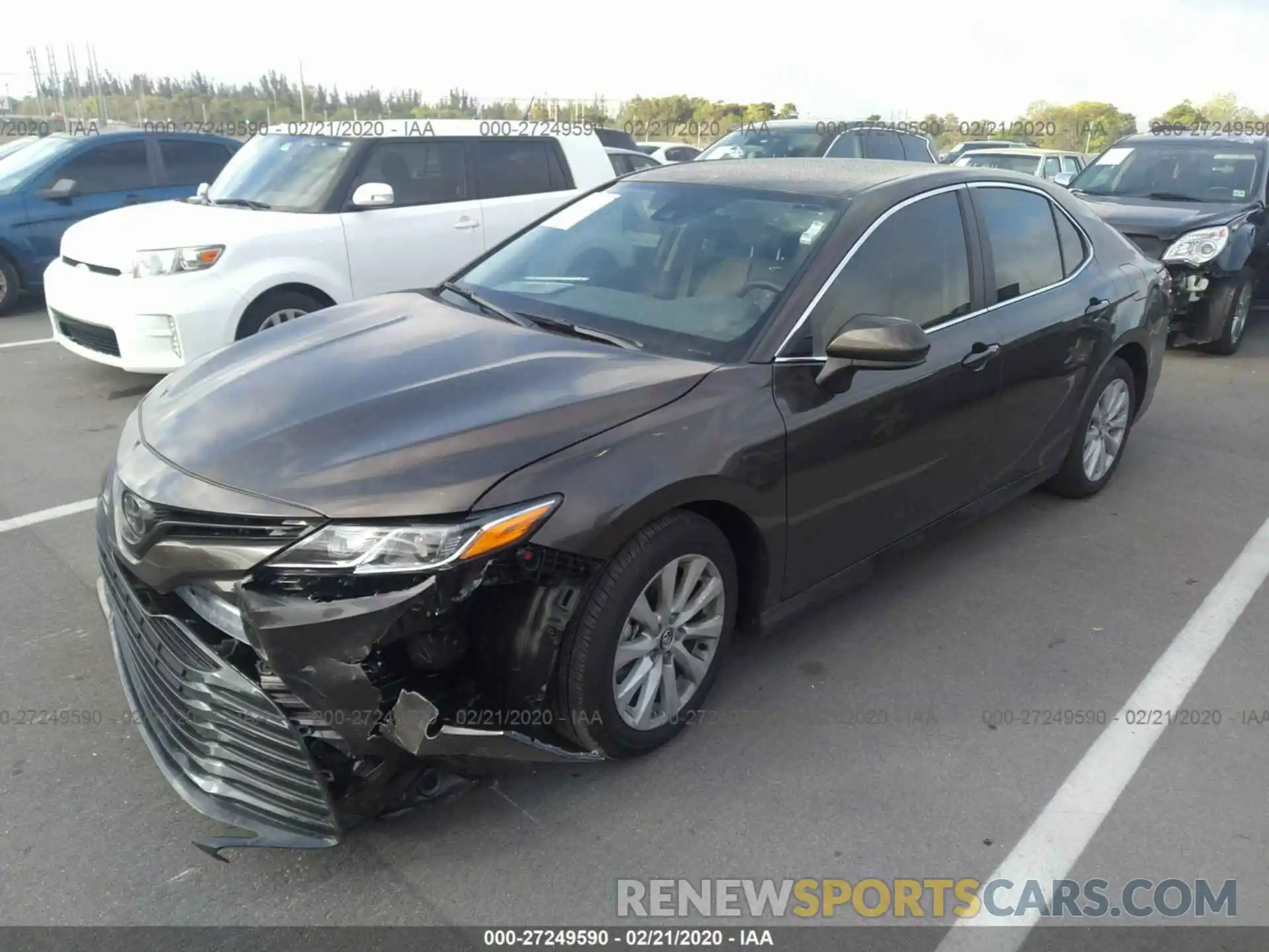 2 Photograph of a damaged car 4T1C11AK4LU865739 TOYOTA CAMRY 2020