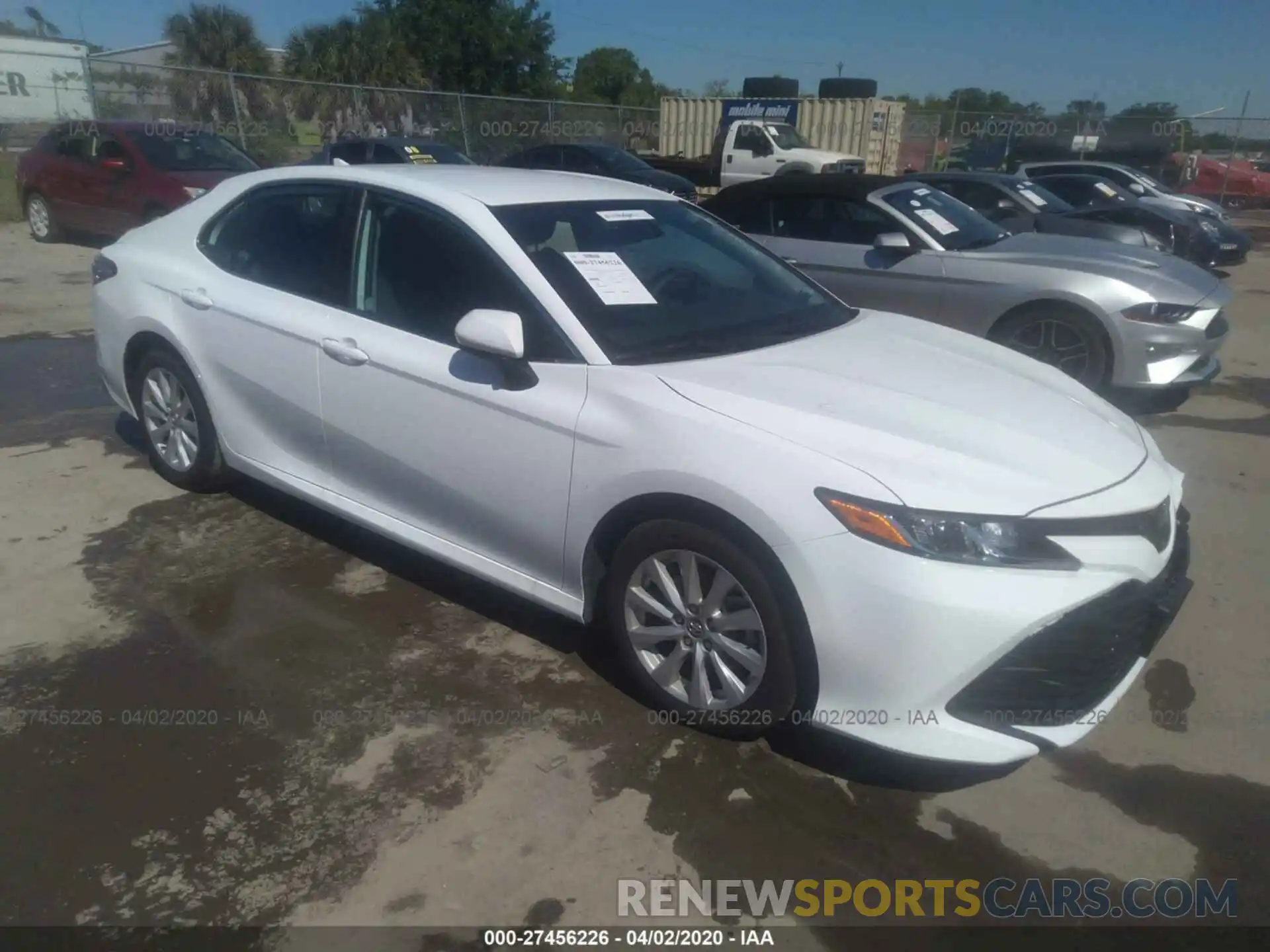 1 Photograph of a damaged car 4T1C11AK4LU871993 TOYOTA CAMRY 2020