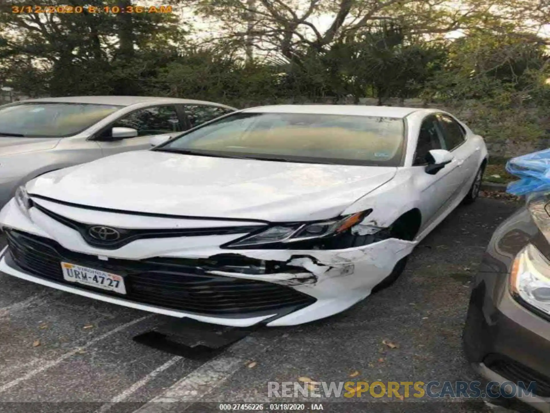 14 Photograph of a damaged car 4T1C11AK4LU871993 TOYOTA CAMRY 2020