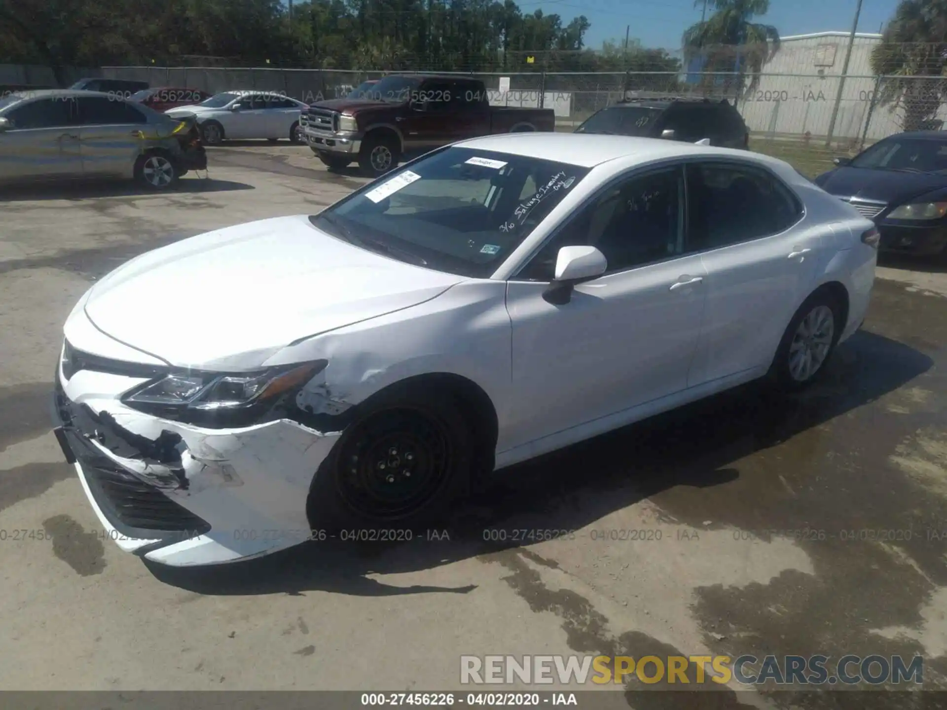 2 Photograph of a damaged car 4T1C11AK4LU871993 TOYOTA CAMRY 2020